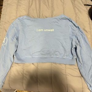 Call Her Daddy cropped hoodie